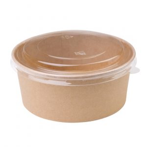 boite kraft avec couvercle 750ml 100 PCS