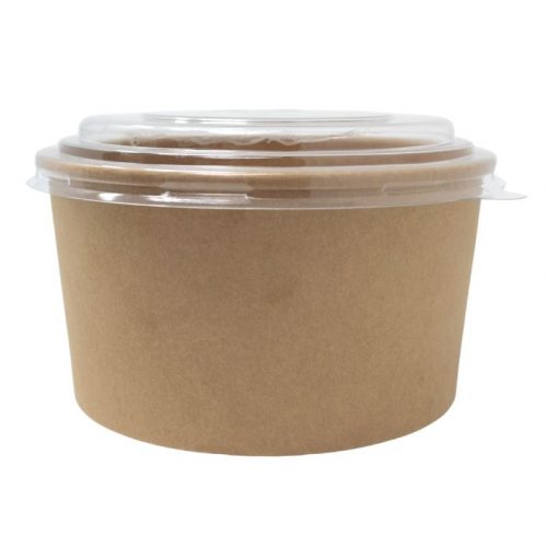 BOITE KRAFT avec Couvercle 500 ML