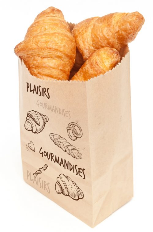 Sachet croissants illustré 18x8×35 1000PCS