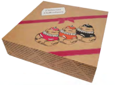 Boîte pâtissière Praline Délice 50PCS